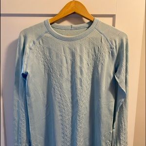 Beautiful Blue Lululemon Long Sleeve Top